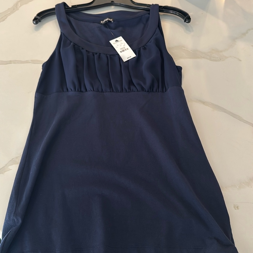 NWT Express navy tank camisole M
